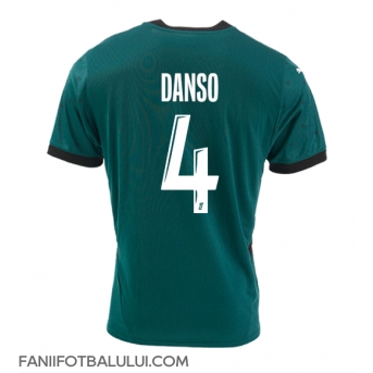 RC Lens Kevin Danso #4 Tricou Fotbal Replică 2024-25 Barbati Deplasare
